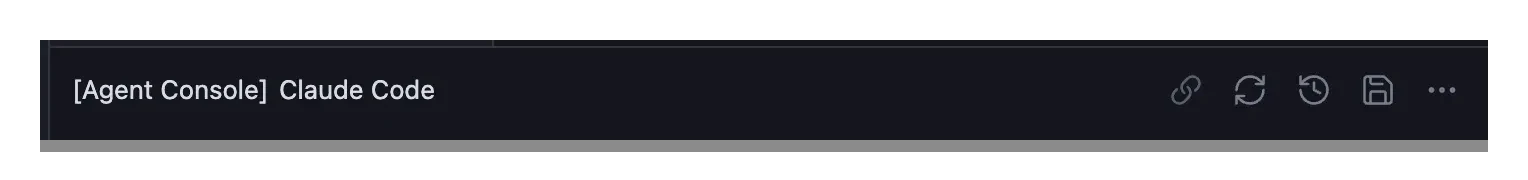 Agent Console chat header with the reload button among the header actions